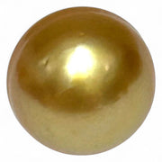 Grand 14.5 x 17mm, 23.3 Carats Deep Golden Philippines Sea Pearl Loose