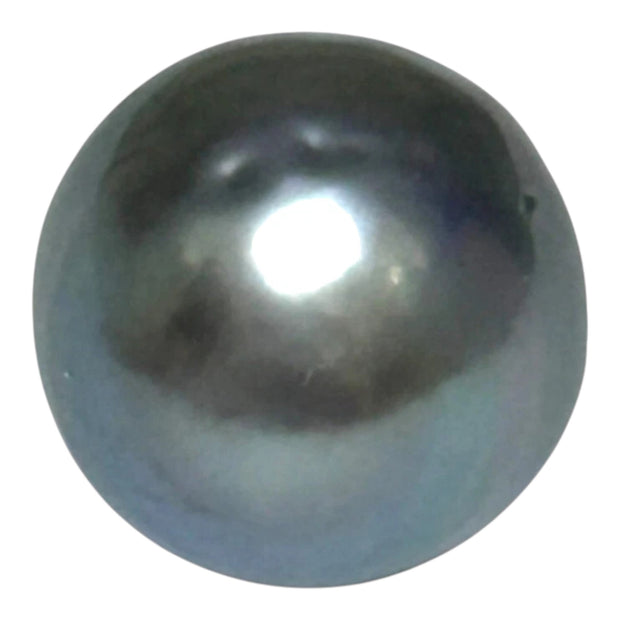 Elegant 13 x 15mm 17.2 Carats Tahitian Pearl – Peacock Mid-Grey Hue
