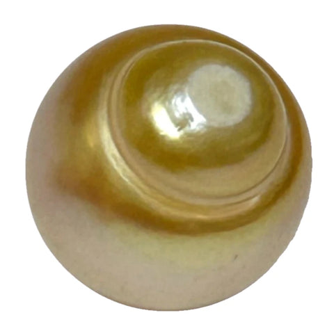 Ornat 14.3 x 15.8mm 22.1ct Natural Deep Gold South Sea Pearl Loose