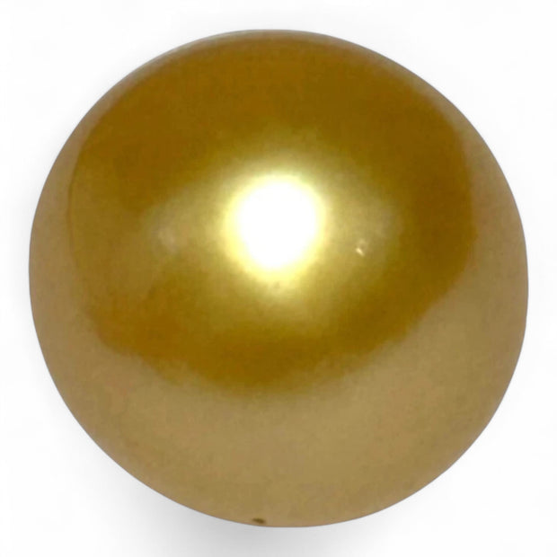 Giant 14 x 17.2mm 23.3ct Rich Golden Philippine South Sea Loose Pearl