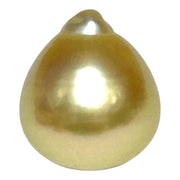Teardrop 12.2 x 13.8mm 14.6 Carat Gold Philippines South Sea Pearl