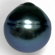 Giant 14.9 x 15.7mm 24 Carat Tahitian Peacock Black Blue Pearl Loose