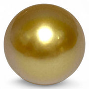 Magnificent Oval 14.6 x 16.8mm 23.2 Carats Golden Philippine Sea Pearl