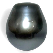 Elegant 12.7 x 14.8mm 18.5 Carat Tahitian Pearl –Peacock Gray Oval