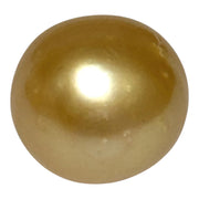Giant 13.9 x 18.2mm 24.6 Carats Golden Philippines South Sea Pearl
