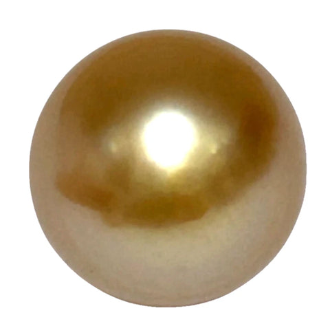 Ornat 14.3 x 15.8mm 22.1ct Natural Deep Gold South Sea Pearl Loose