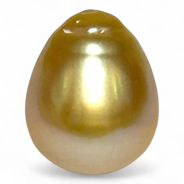 Giant 19.7 Carat 13.2 x 16.2mm Rich Gold Philippines South Sea Pearl