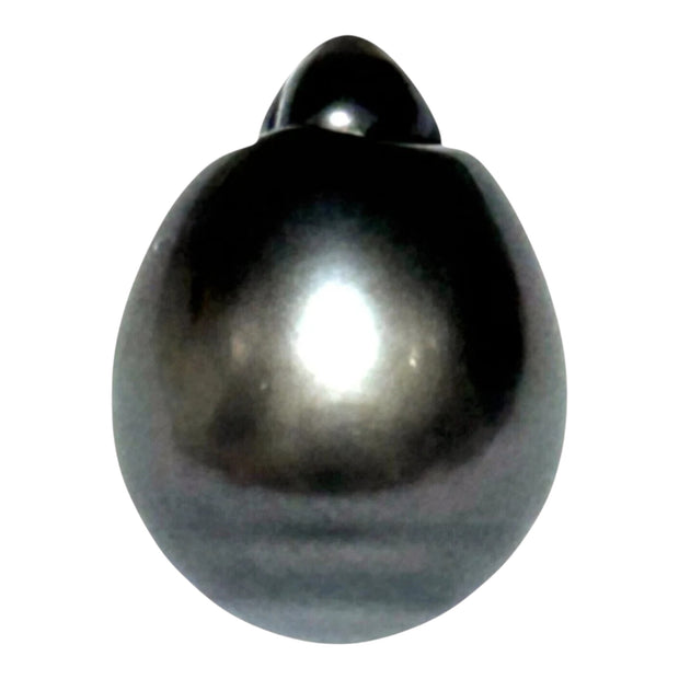 Dazzling 12.7 x 16.8mm 18.3 Carats Tahitian Peacock Black Green Pearl