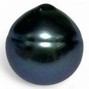 Giant 14.9 x 15.7mm 24 Carat Tahitian Peacock Black Blue Pearl Loose