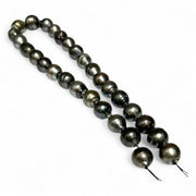 Baroque 11 - 18mm Peacock Gray Green Tahitian Sea Pearl 16" Strand