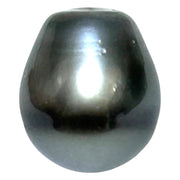 Elegant 12.7 x 14.8mm 18.5 Carat Tahitian Pearl –Peacock Gray Oval