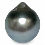 Huge 16.8 Carat 12.9 x 14.9mm Tahitian Peacock Black Green Pearl Loose