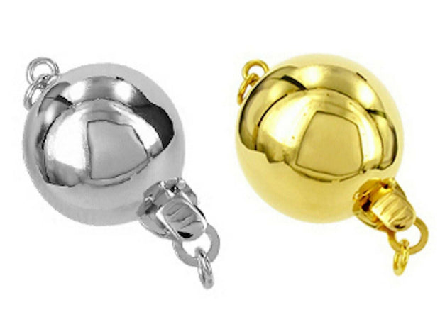 Solid 925 Sterling Silver 18K GP Necklace & Bracelet Clasp 6 8 9 10mmHigh-quality jewelry findings Clasp! Solid 925 Sterling Silver Yellow and White Gold GP For Making Necklace Bracelet Ball Clasp 6 - 10mmFits for Beads necklace or brClasps & HooksFindings & ClaspsThe Fine Pearls JewelrySolid 925 Sterling Silver 18K GP Necklace & Bracelet Clasp 6 8 9 10mm