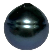 Giant 14.9 x 15.7mm 24 Carat Tahitian Peacock Black Blue Pearl Loose
