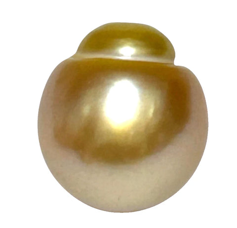 Ornat 14.3 x 15.8mm 22.1ct Natural Deep Gold South Sea Pearl Loose