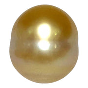 Radiant Oval 12.7 x 15.1mm 18.8 Carats Deep Gold South Sea Pearl